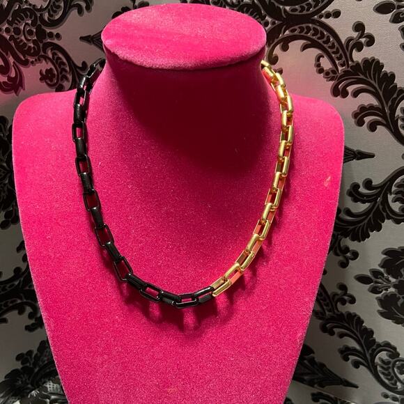 By Alexa Rae (BAR) Bari necklace in gold black - Picture 1 of 3